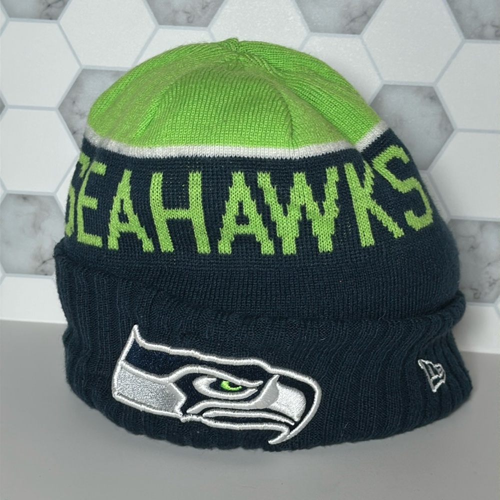 Seahawks Beanie with Logo Patch